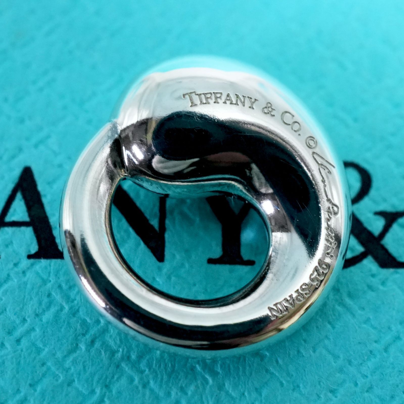 極美品 ティファニー エターナルサークル ペンダントトップ/25-2123S