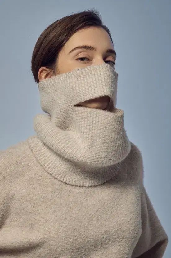 SYSTEM ニット ネックウォーマー セット