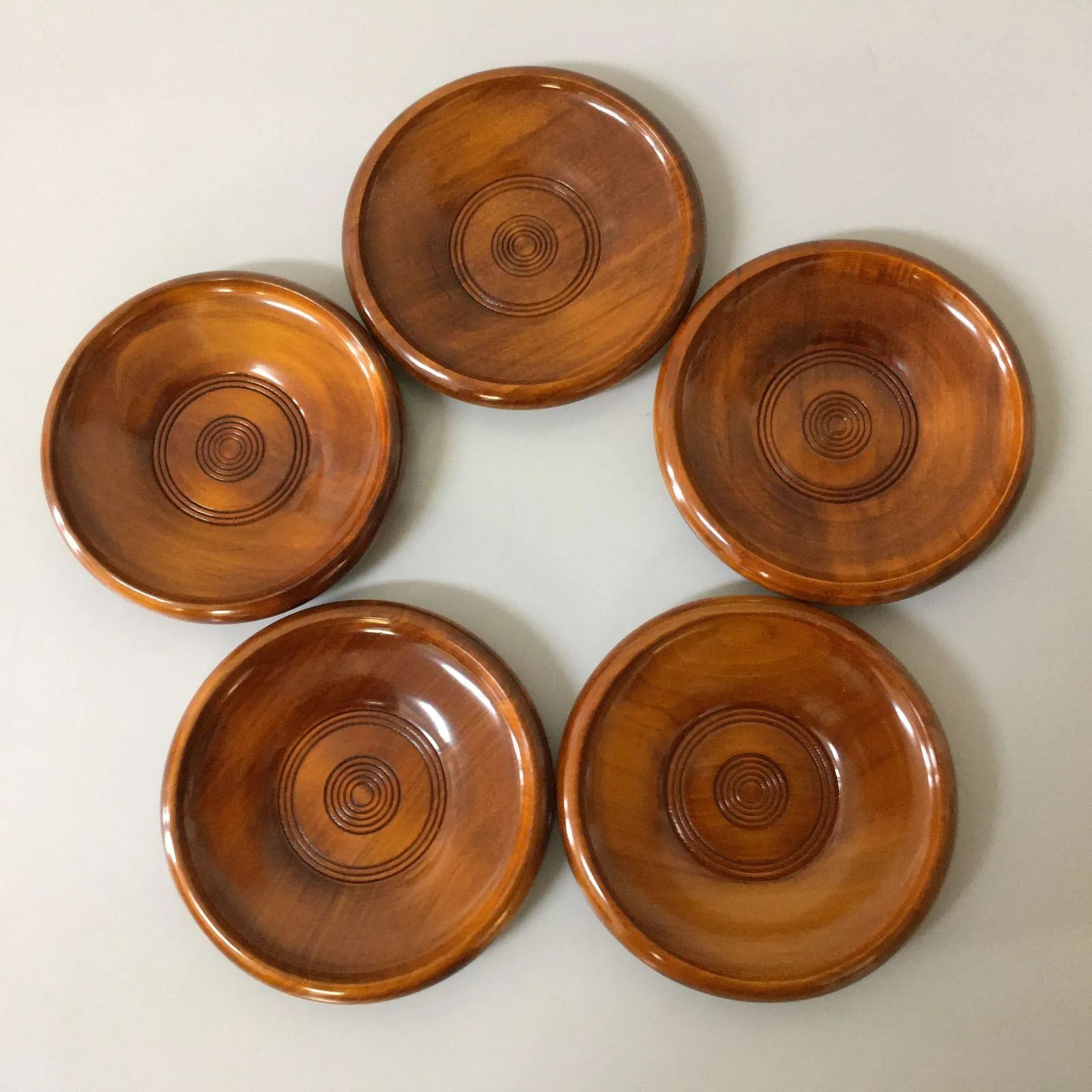 〇木のお皿 大1客 小5客 【未使用に近い】※訳アリ - メルカリ