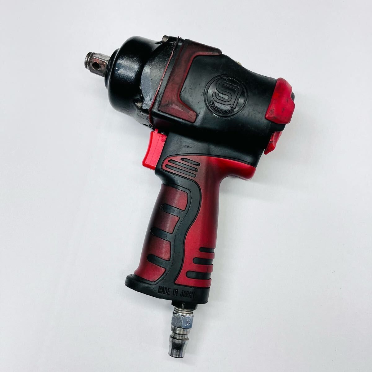 動作良好 信濃機販 SHINANO 1 2 sq 12 7 mm エアーインパクトレンチ SI 1600 B ULTRA
