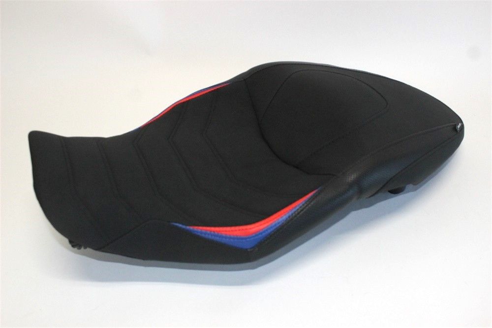 BMW用 S 1000 XR 2020 2025 M カスタム 40 mm ローダウン シート 本体あり 赤青 黒ステッチ