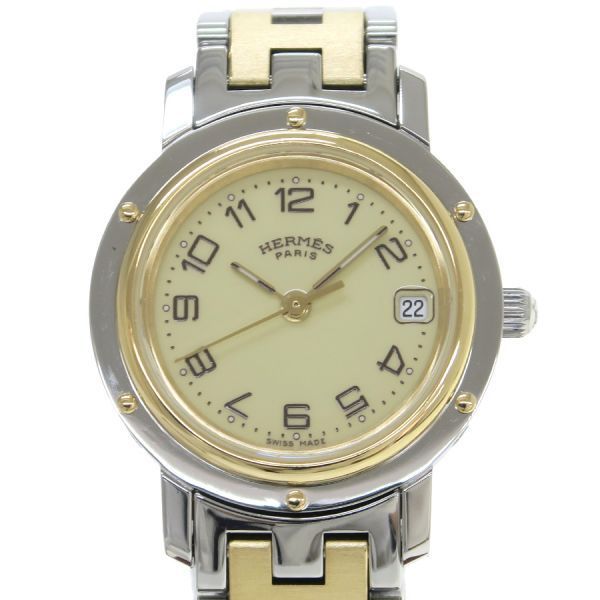 エルメス クリッパー 24 mm CL 4 220 レディース 腕時計 Aランク