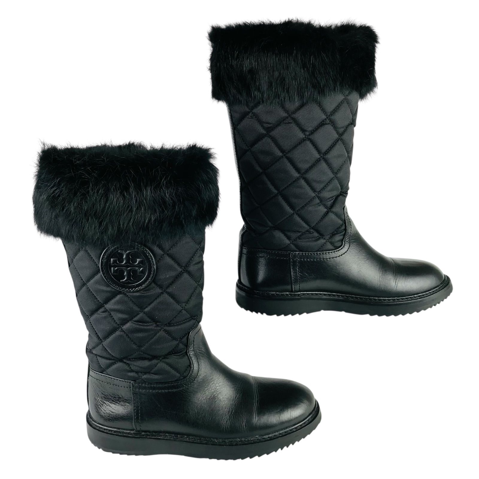 美品☆TORY BURCH・トリーバーチ レディース レザー切替し