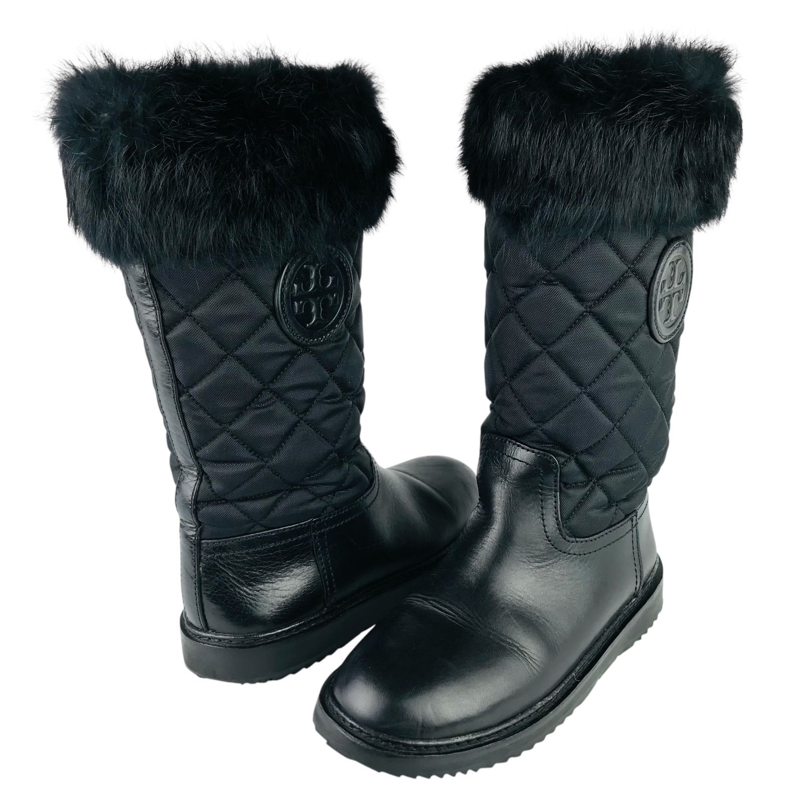 美品☆TORY BURCH・トリーバーチ レディース レザー切替し ブランド