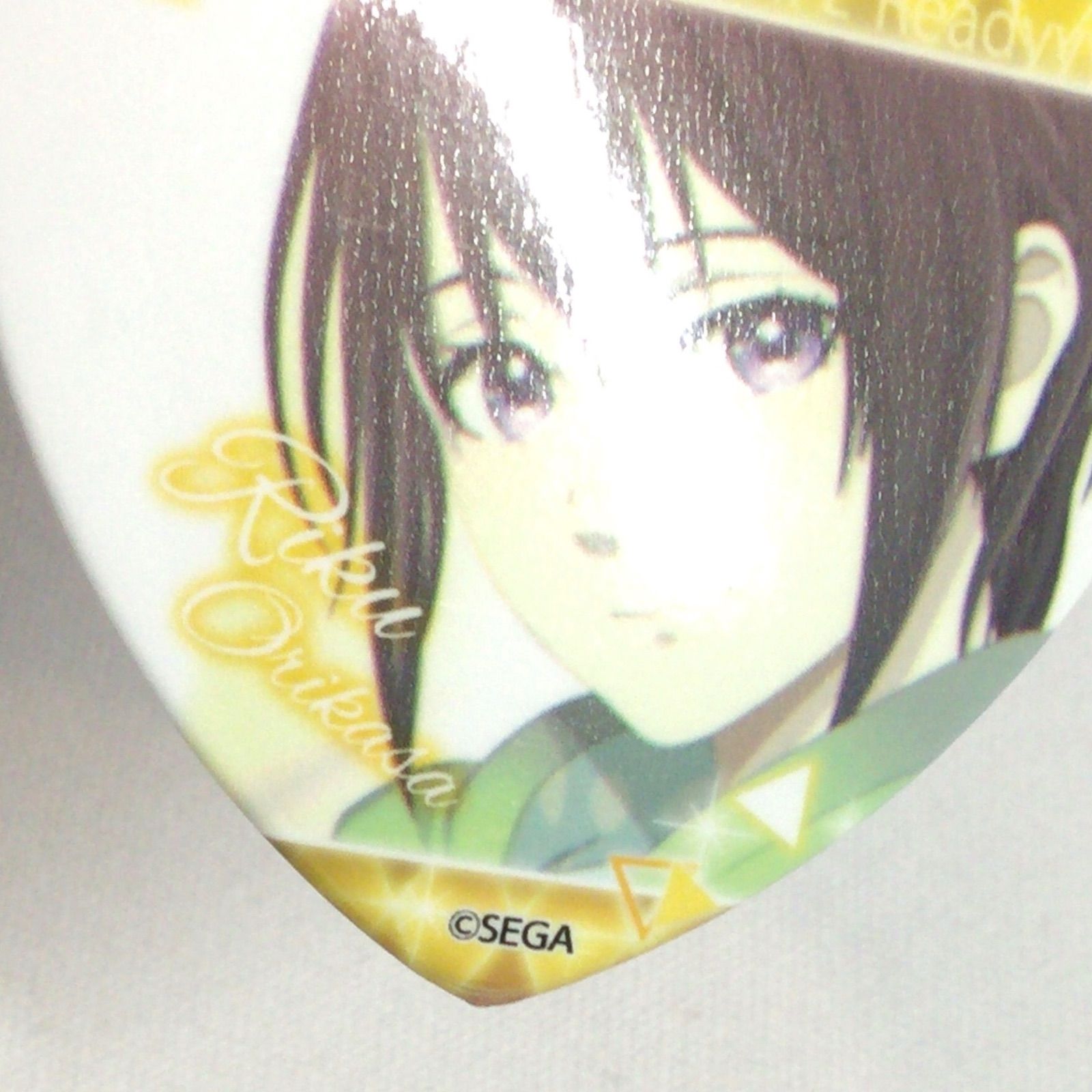 Readyyy! 折笠凛久 セガコラボカフェ ハート型 缶バッジ - メルカリ