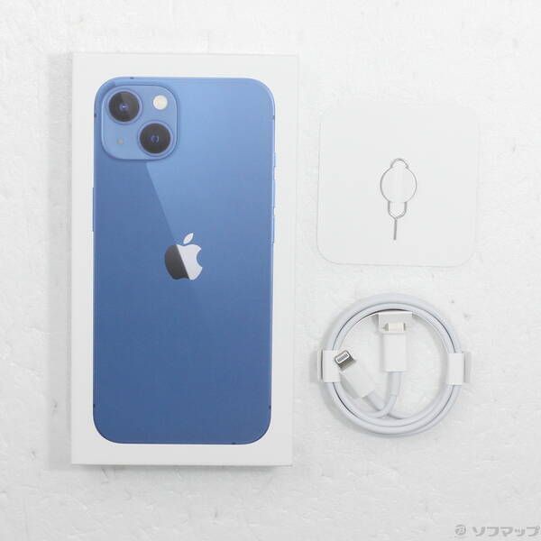 中古品〕 iPhone13 128GB ブルー MLNG3J／A SIMフリー【198】 - メルカリ