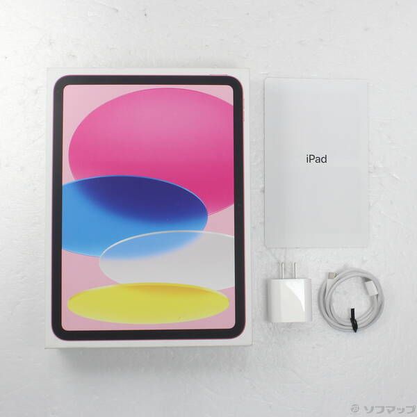 品〕 iPad 第10世代 64GB ピンク MPQ33J／A Wi-Fi【344】 メーカー公式通販