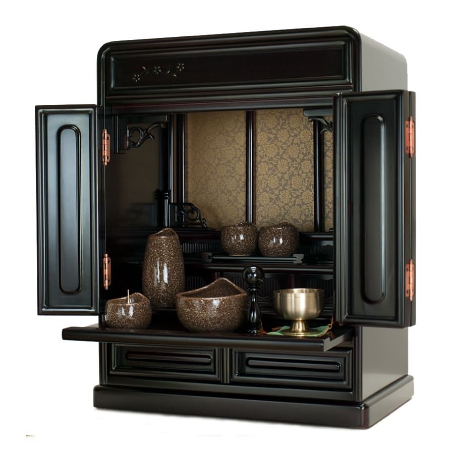 ミニ唐木仏壇 豆桜