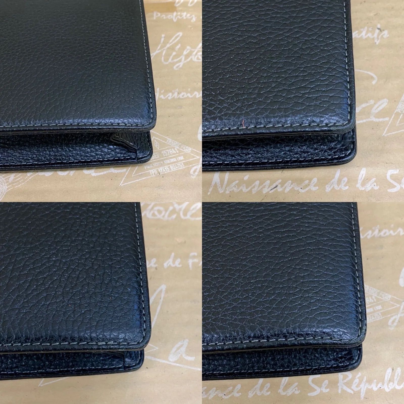 バーバリー ハンド PC ビジネスバッグ ブリーフケース 革 黒 FZ41