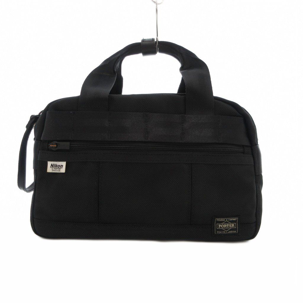 ポーター PORTER 吉田カバン Nikon スターディツールバッグ カメラバッグ ボックス ボストン ショルダー コーデュラナイロン ブラック UO