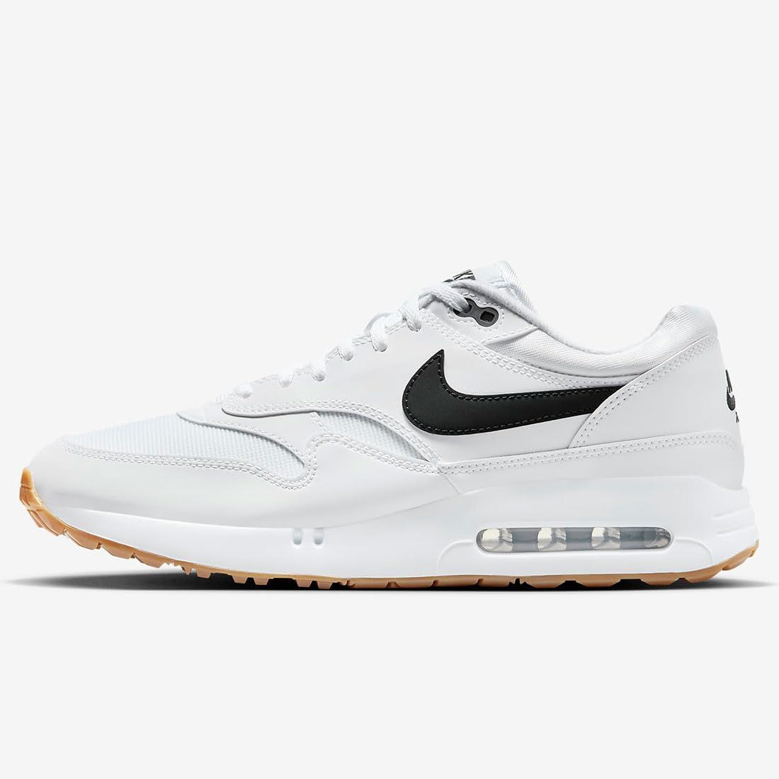 ナイキ エア マックス 1 86 OG G AIR MAX ホワイト ガムミディアムブラウン ブラック FN 0697 100 日本 25 5 cm