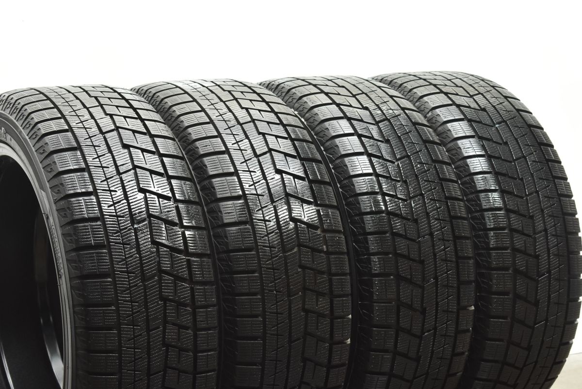  バリ溝 ヴェルヴァ 17 in 7 J 48 PCD 100 ヨコハマ アイスガード iG 60 215 45 R プリウス カローラツーリング インプレッサ 可 17インチ タイヤ ホイールセット