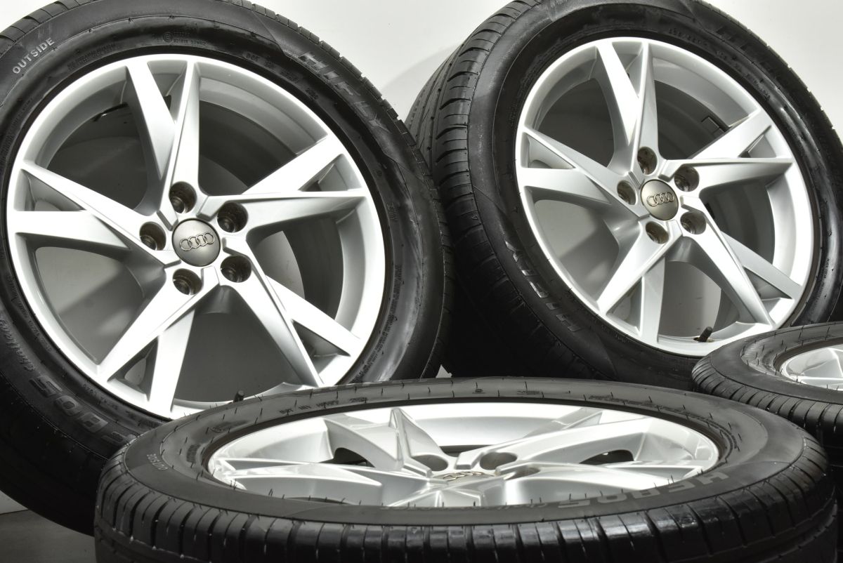 アウディ 8 U Q 3 17 in 7 J 43 PCD 112 ハイフライ HF 805 235 55 R 品番 A 流用 ノーマル戻し