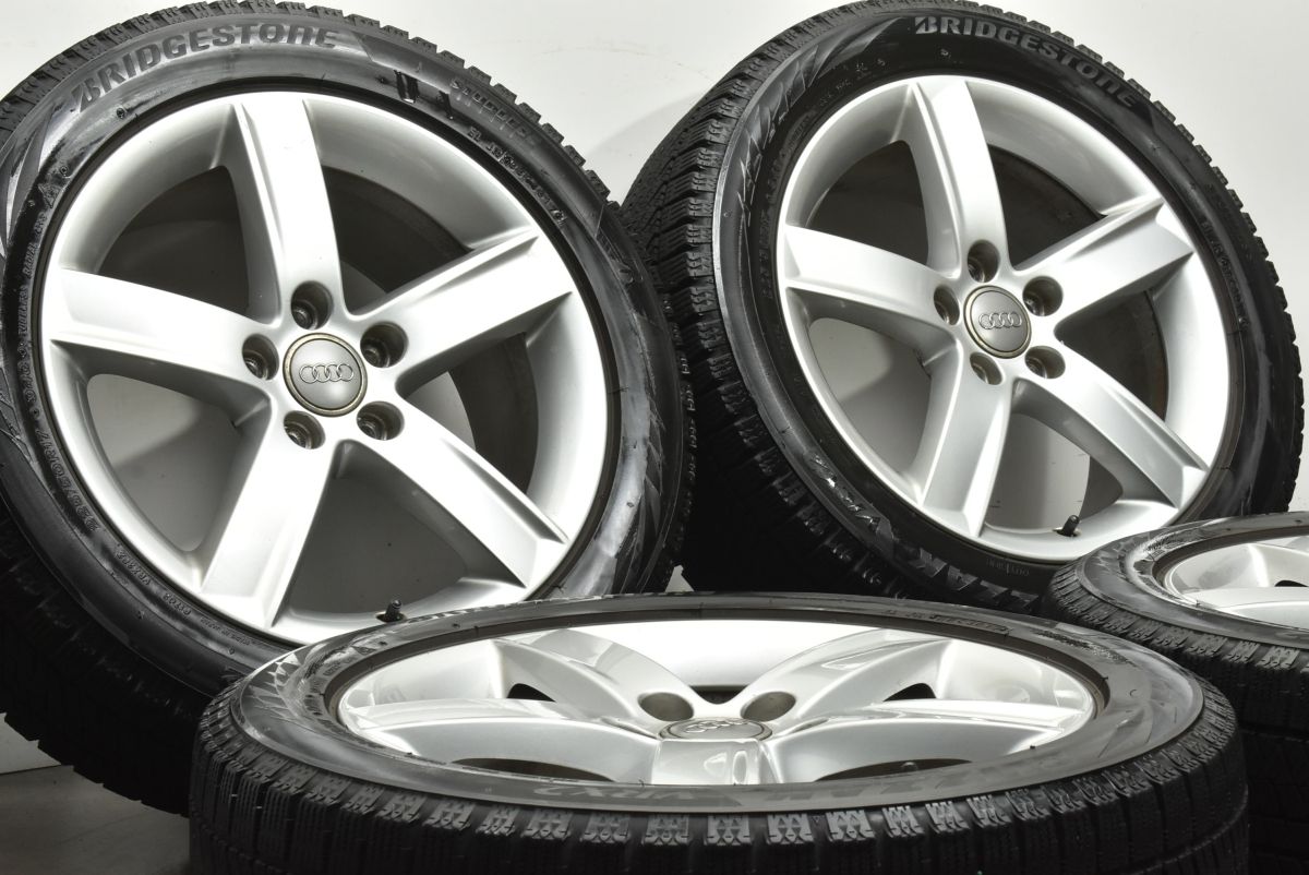 わ*僧様 アウディA4 【特価】ブリヂストン VRX17インチ ホイールセット 正規品】アウディ 8K A4 純正 17in 7J +46 PCD112 ブリヂストン