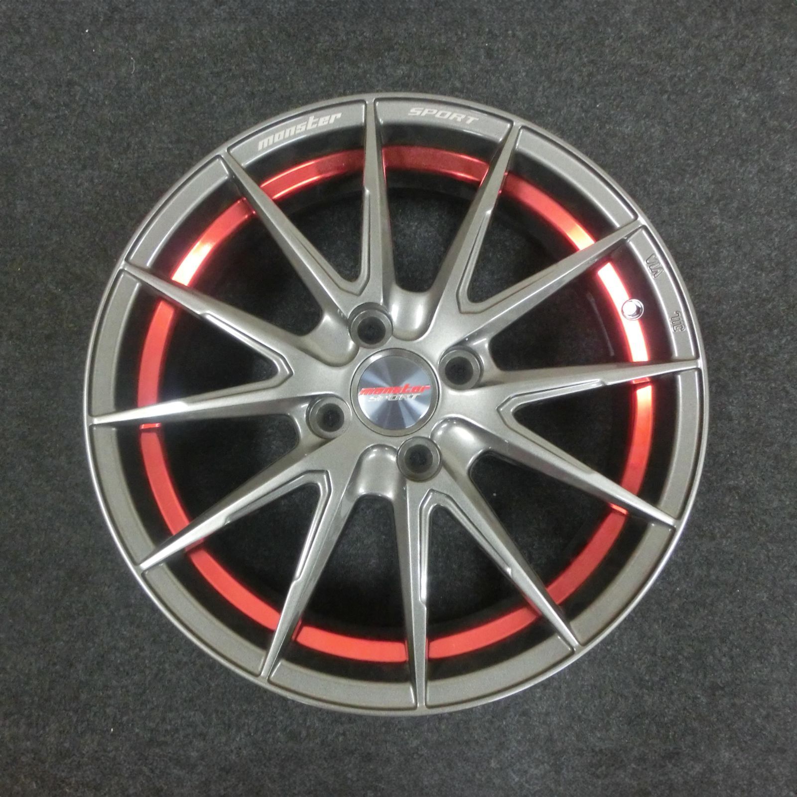 1本のみ】VX12S 16インチ ホイール 5.5J-45 PCD100 4穴 ハブφ66 