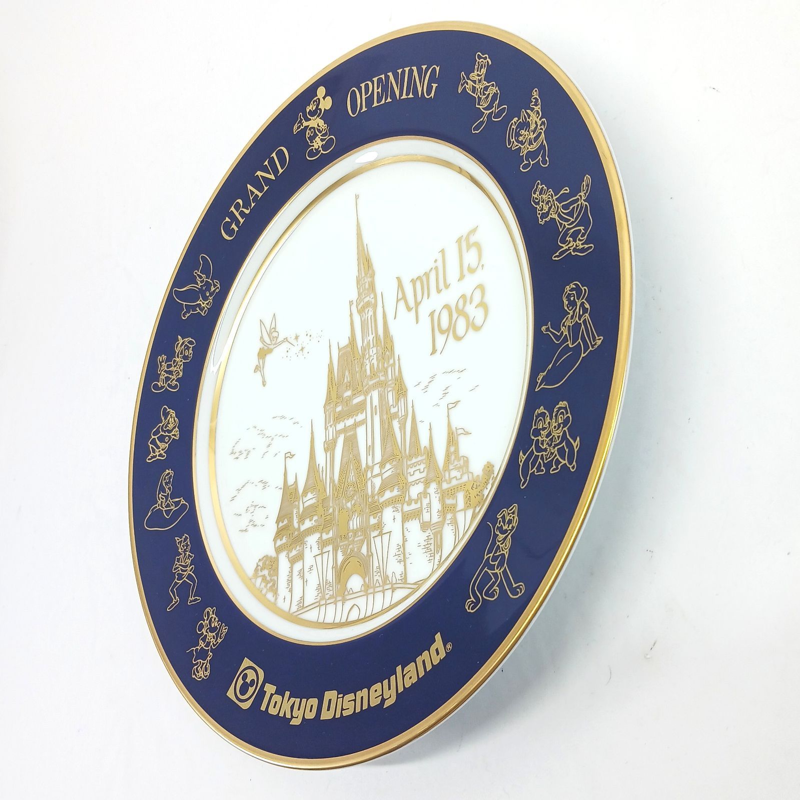 東京ディズニーランド グランドオープン 記念プレート 限定生産品 1983