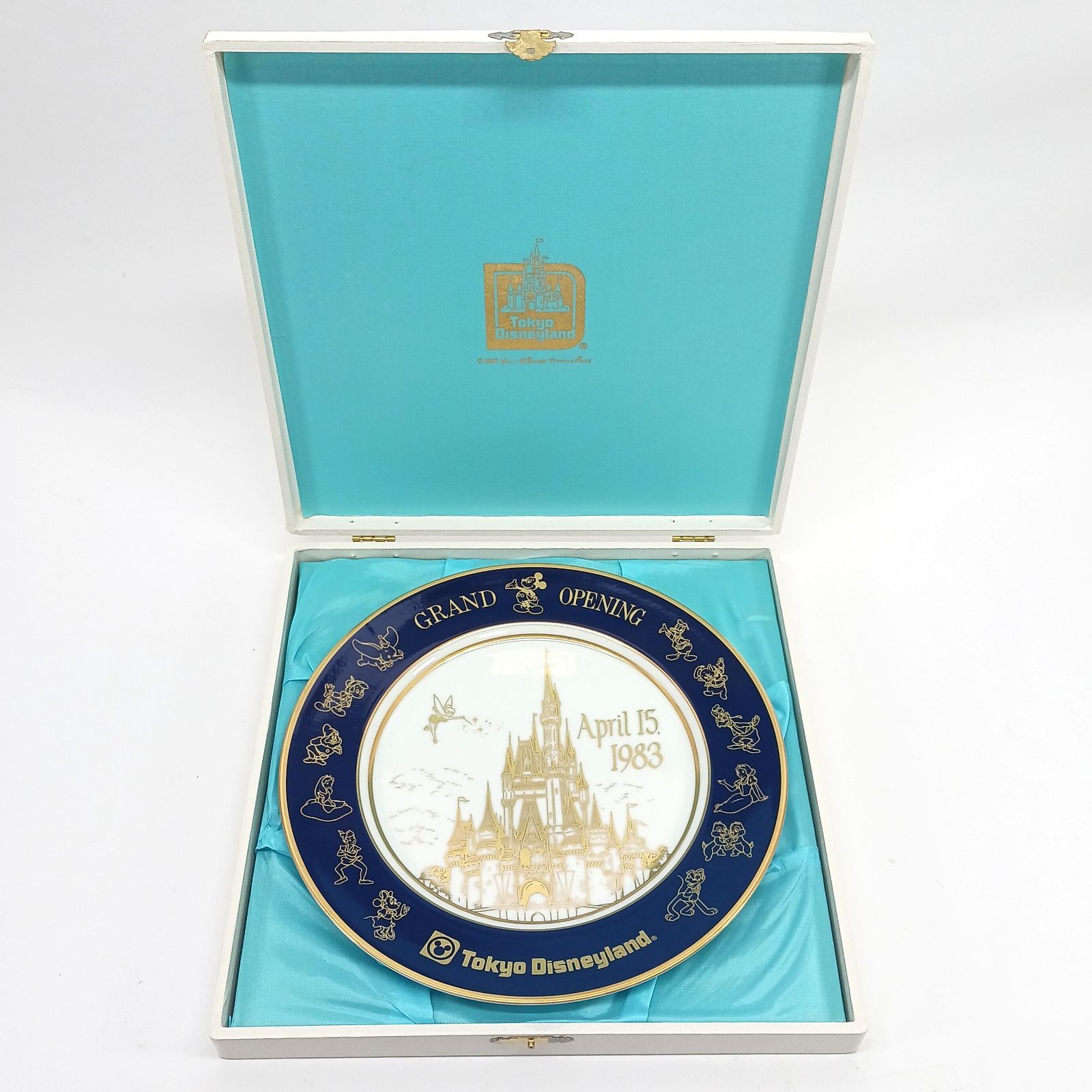 東京ディズニーランド グランドオープン 記念プレート 限定生産品 1983