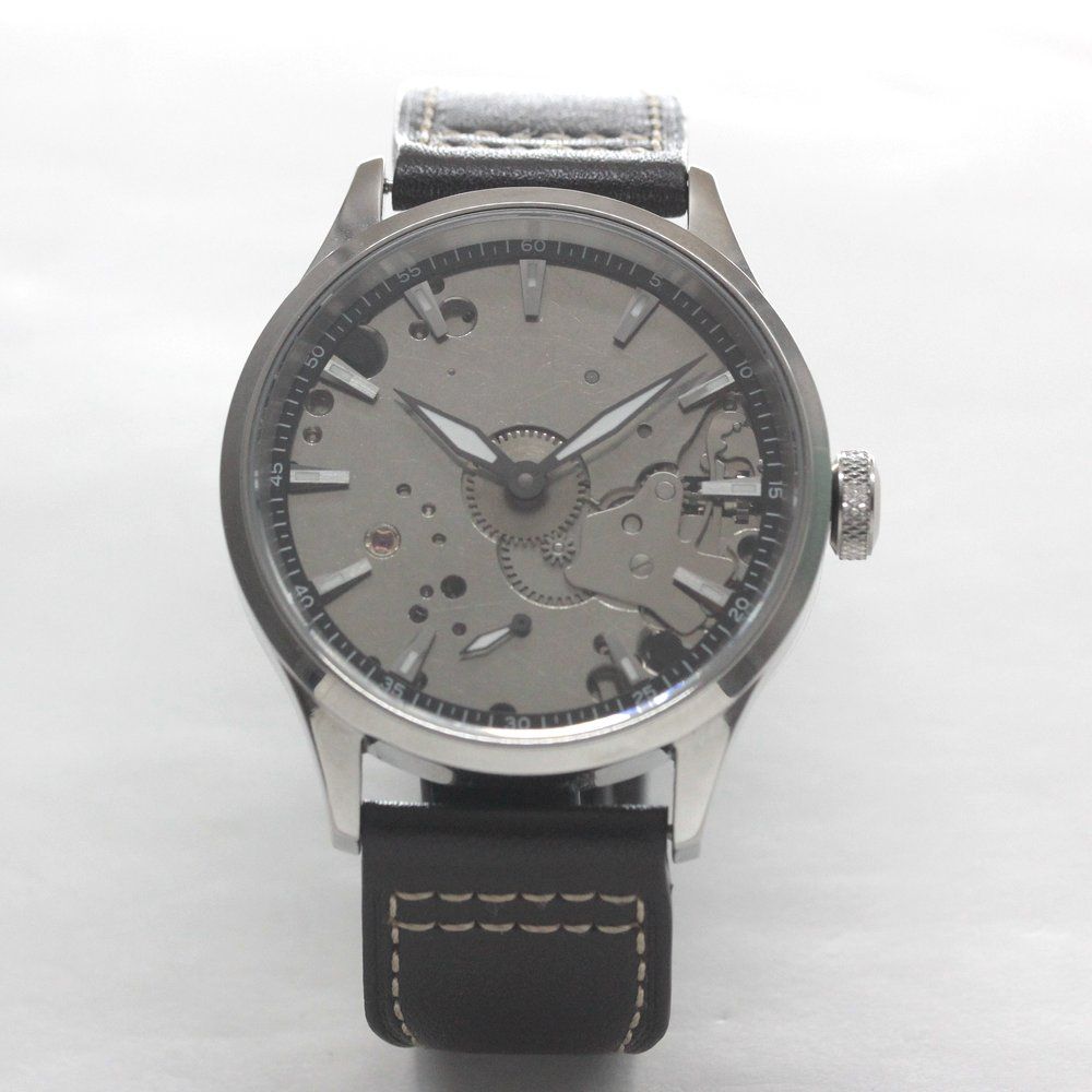 正美堂オリジナルウォッチ オープンダイヤル スイス製 ムーブメント 6498 602 b