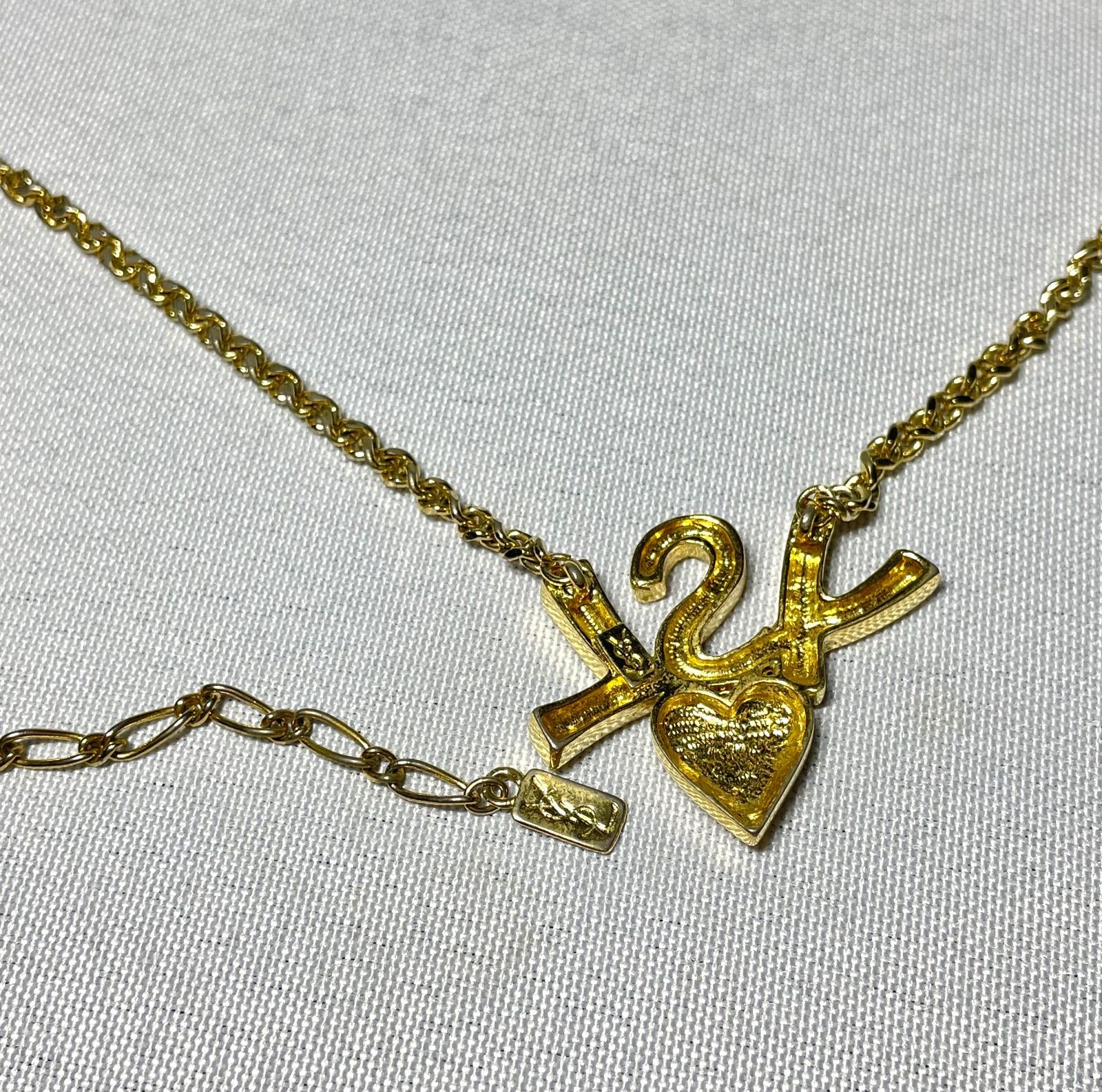 YVES SAINT LAURENT イヴサンローラン YSL & ハートデザイン