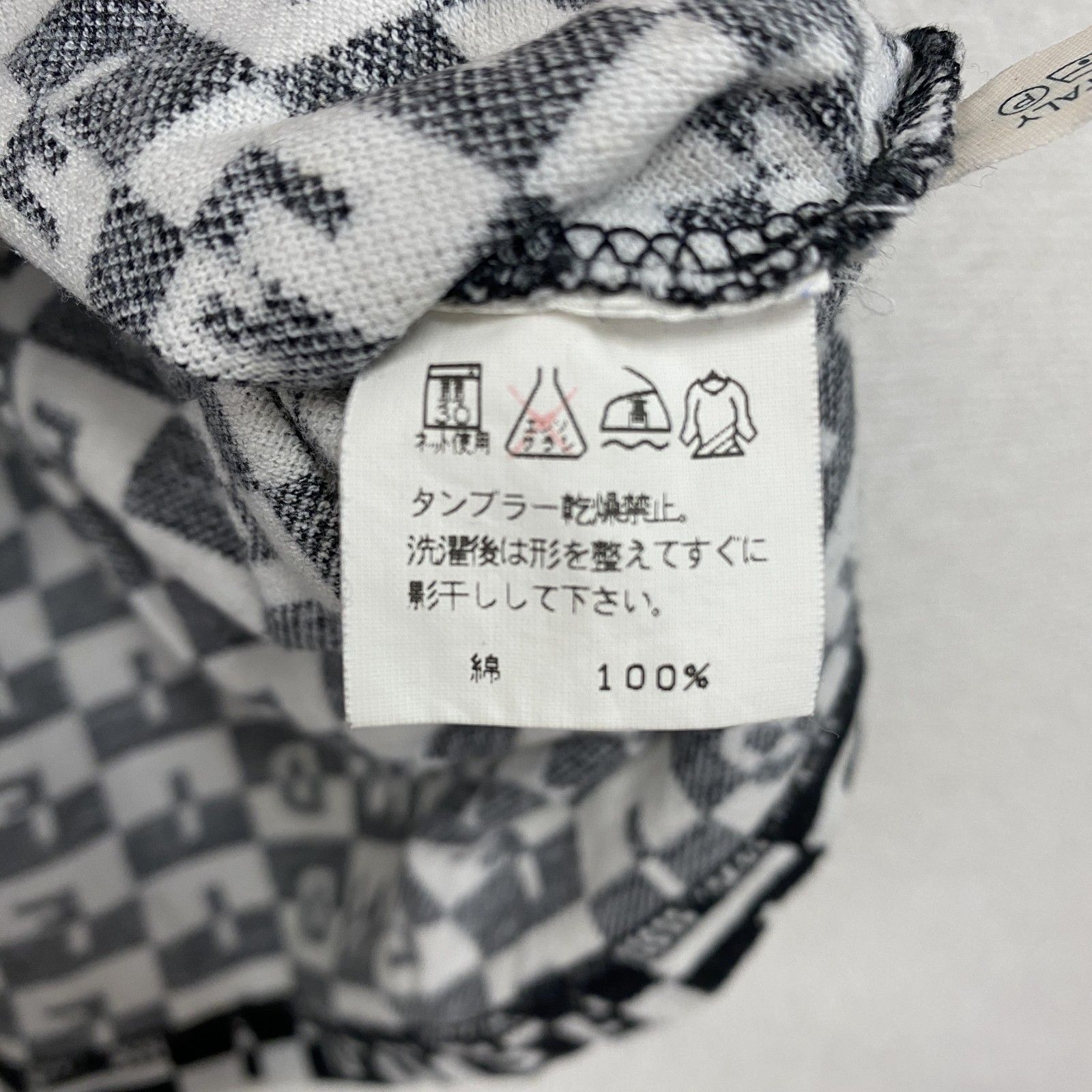 古着 used FENDI フェンディ 半袖ポロシャツ 黒 ブラック 40サイズ