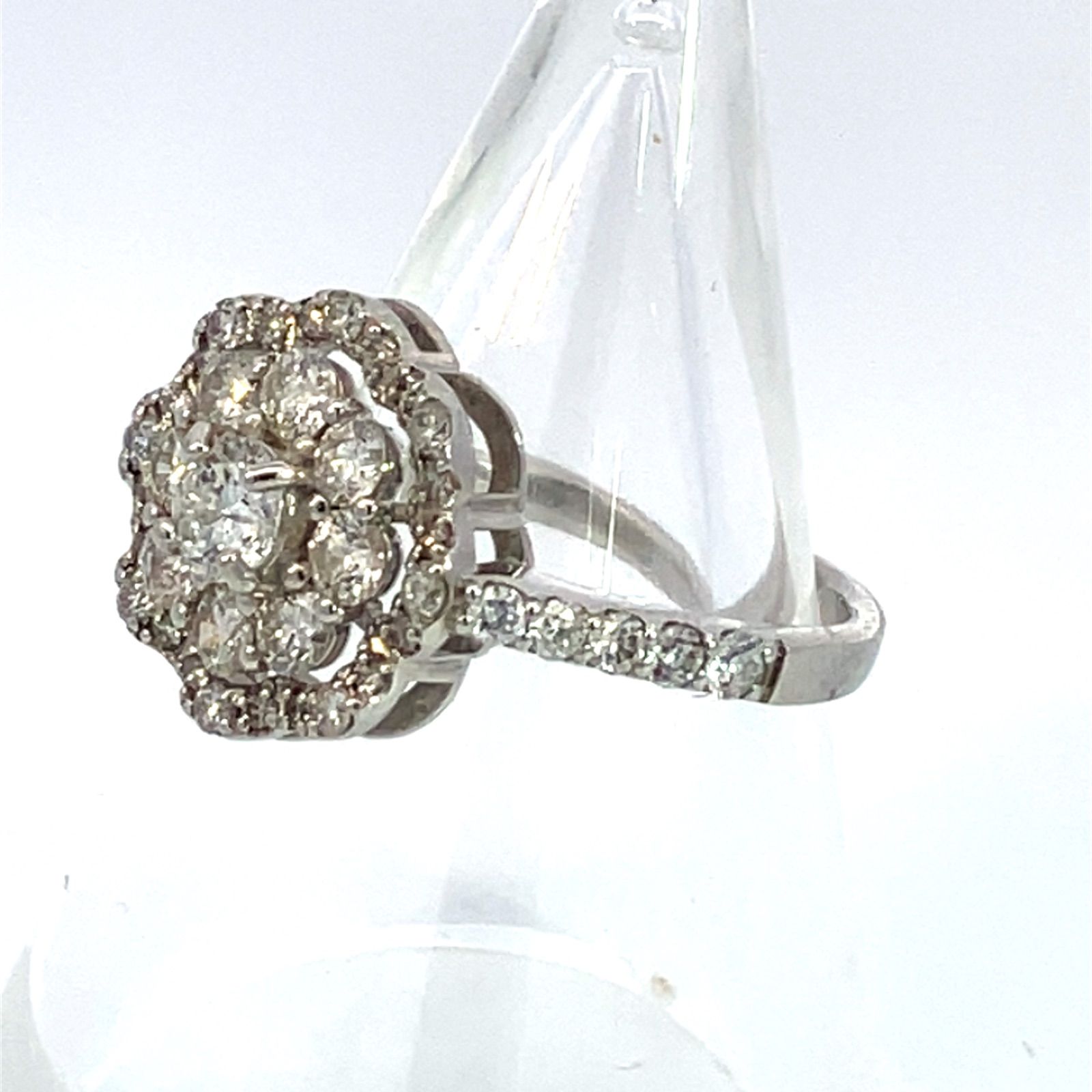 Pt 900 天然ダイヤモンドリング 1 000 ct