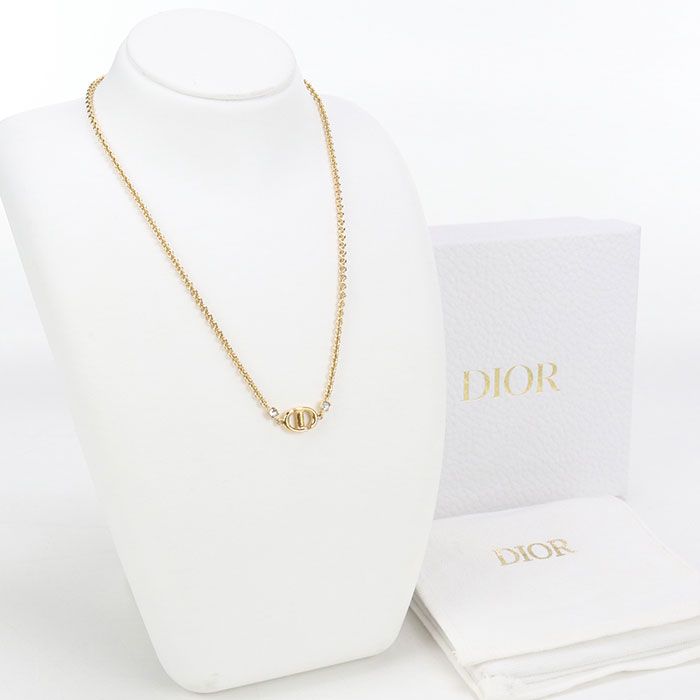 DIOR ディオール CDシグネチャー N1823CDNCY ネックレス メタル【中古