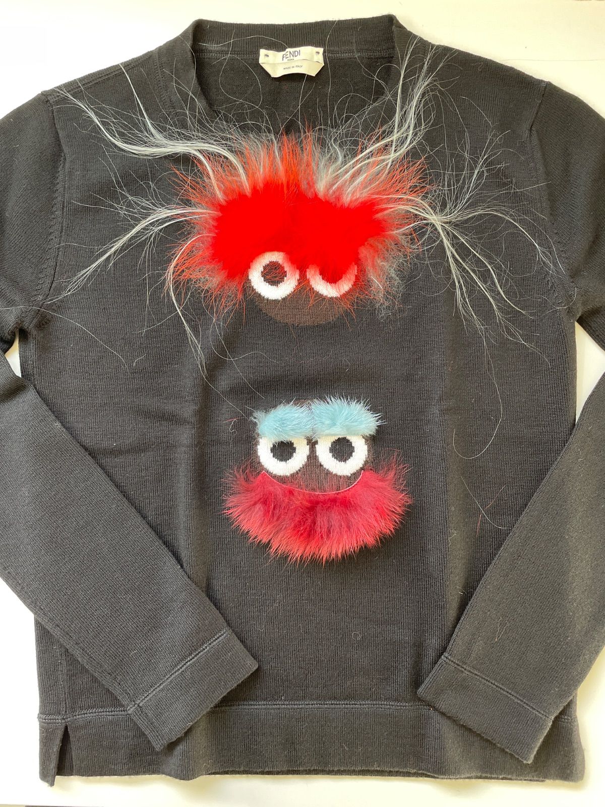 フェンディ FENDI モンスター バグズ セーター ニット FZZ842 8DU 長袖