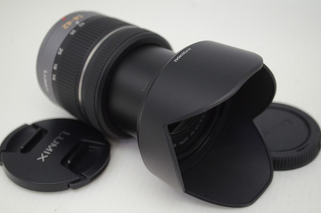 Panasonic LUMIX G VARIO 14 42 mm F 3 5 6 ASPH MEGA O I S H マイクロフォーサーズ フード付 251202 レンズ(ズーム) カメラ