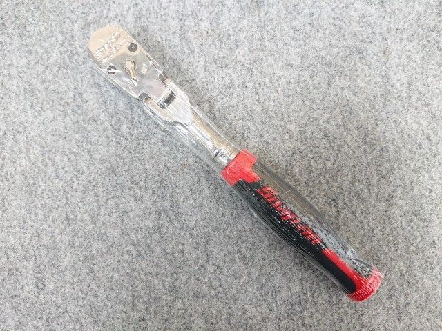 スナップオン 3 8 dr ソフトグリップ フレックスラチェット FHF 100 レッド Snap on