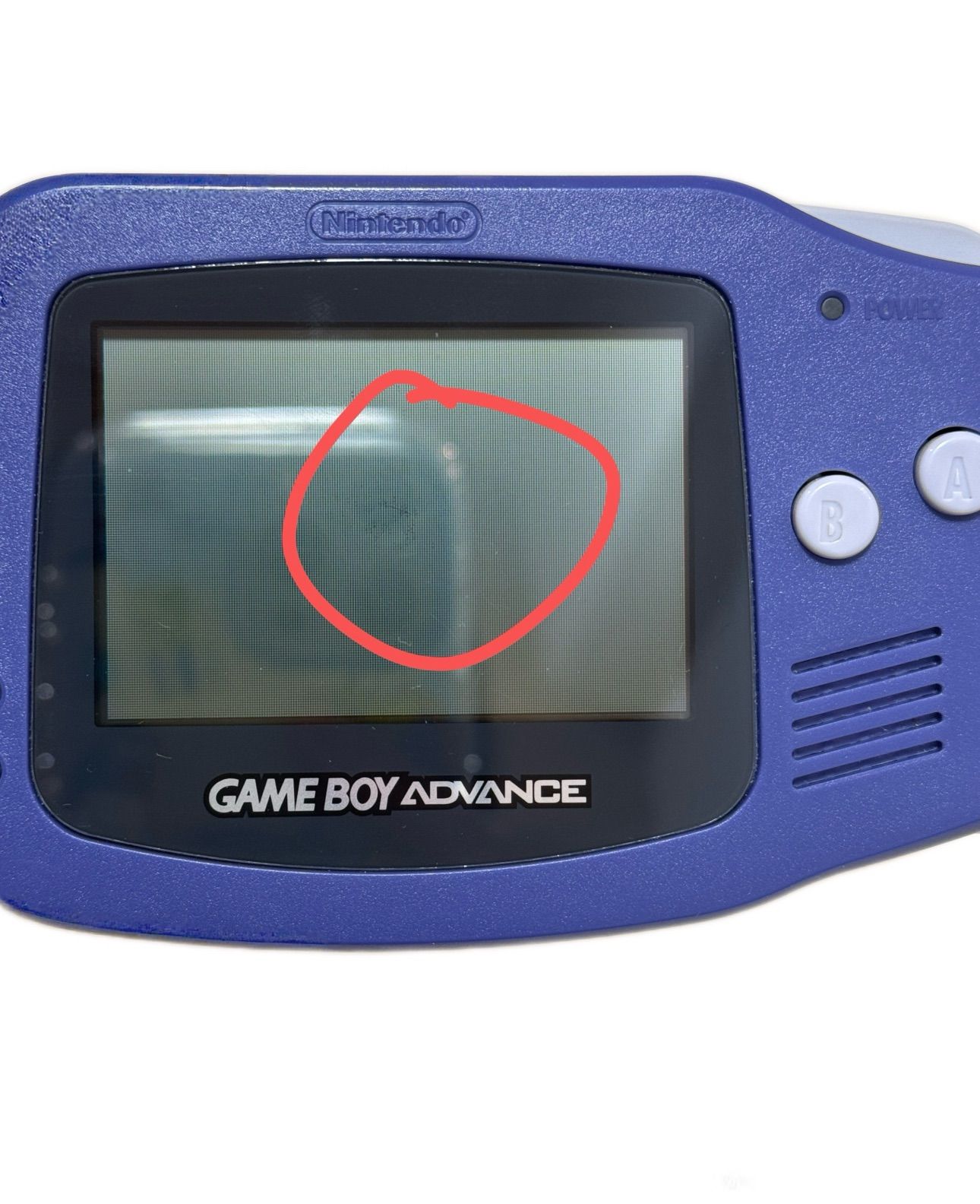 Nintendo Game Boy Advance ブルー 本体 動作良好