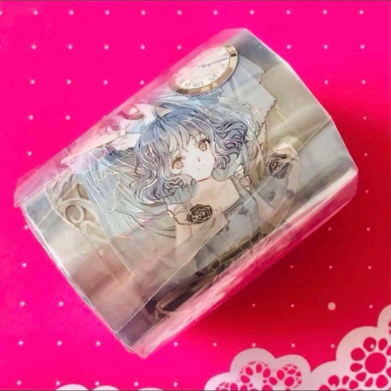 镭射银 6 cm 10 m 向星之旅 海外マスキングテープ 海外マステ 墨魚