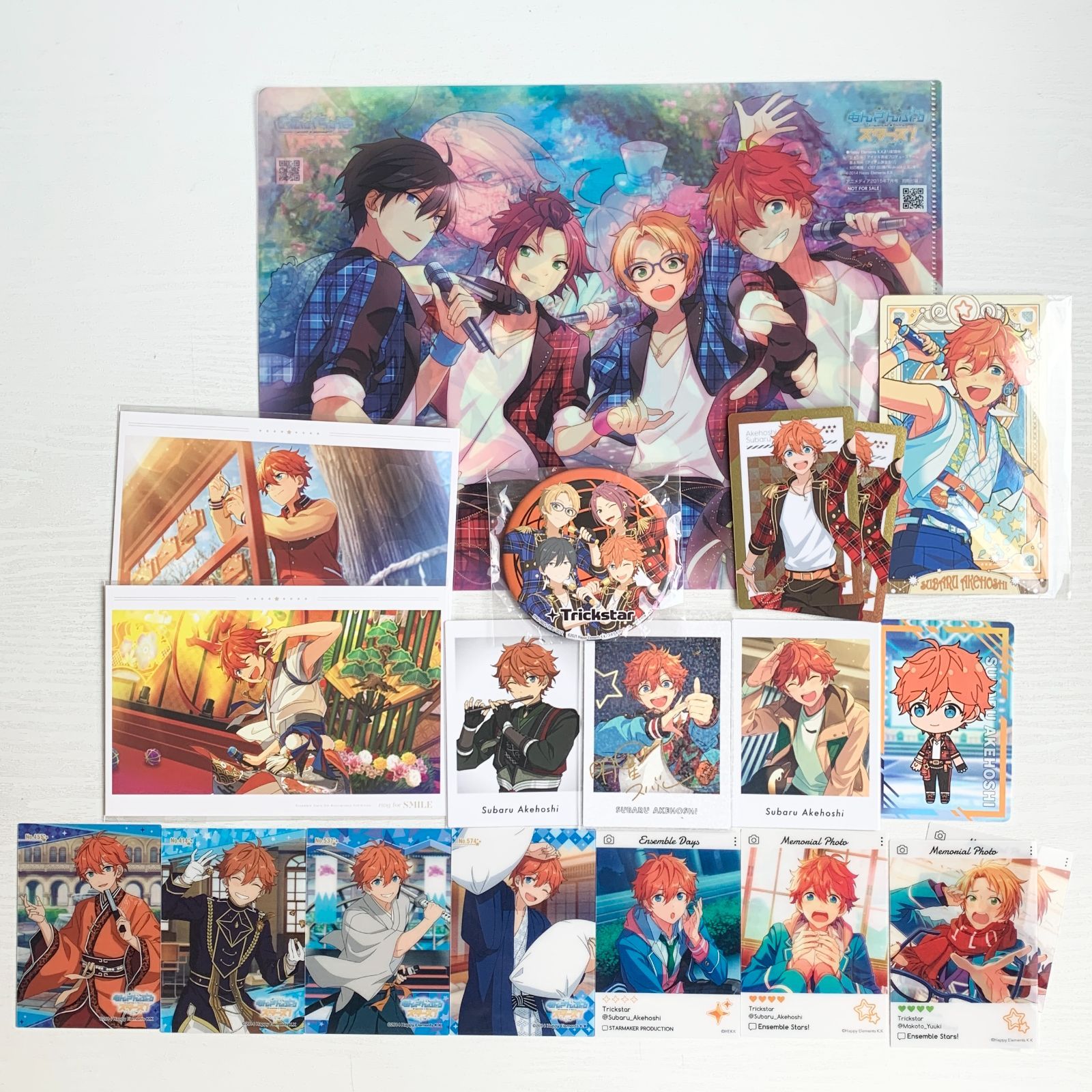 あんさんぶるスターズ 明星スバル Trickstar グッズセット 紙類 カード