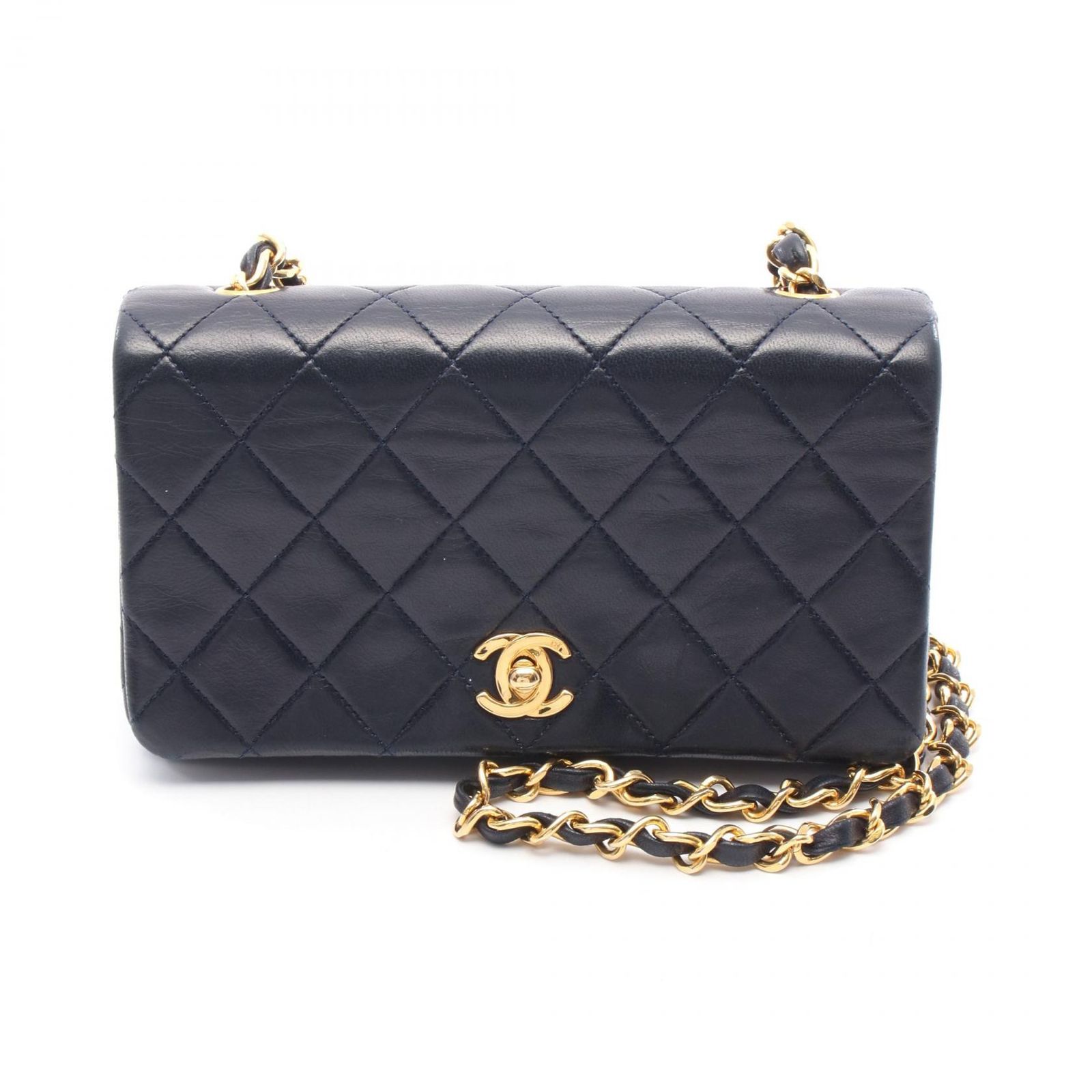 シャネル CHANEL ショルダーバッグ ミニマトラッセ フルフラップ 