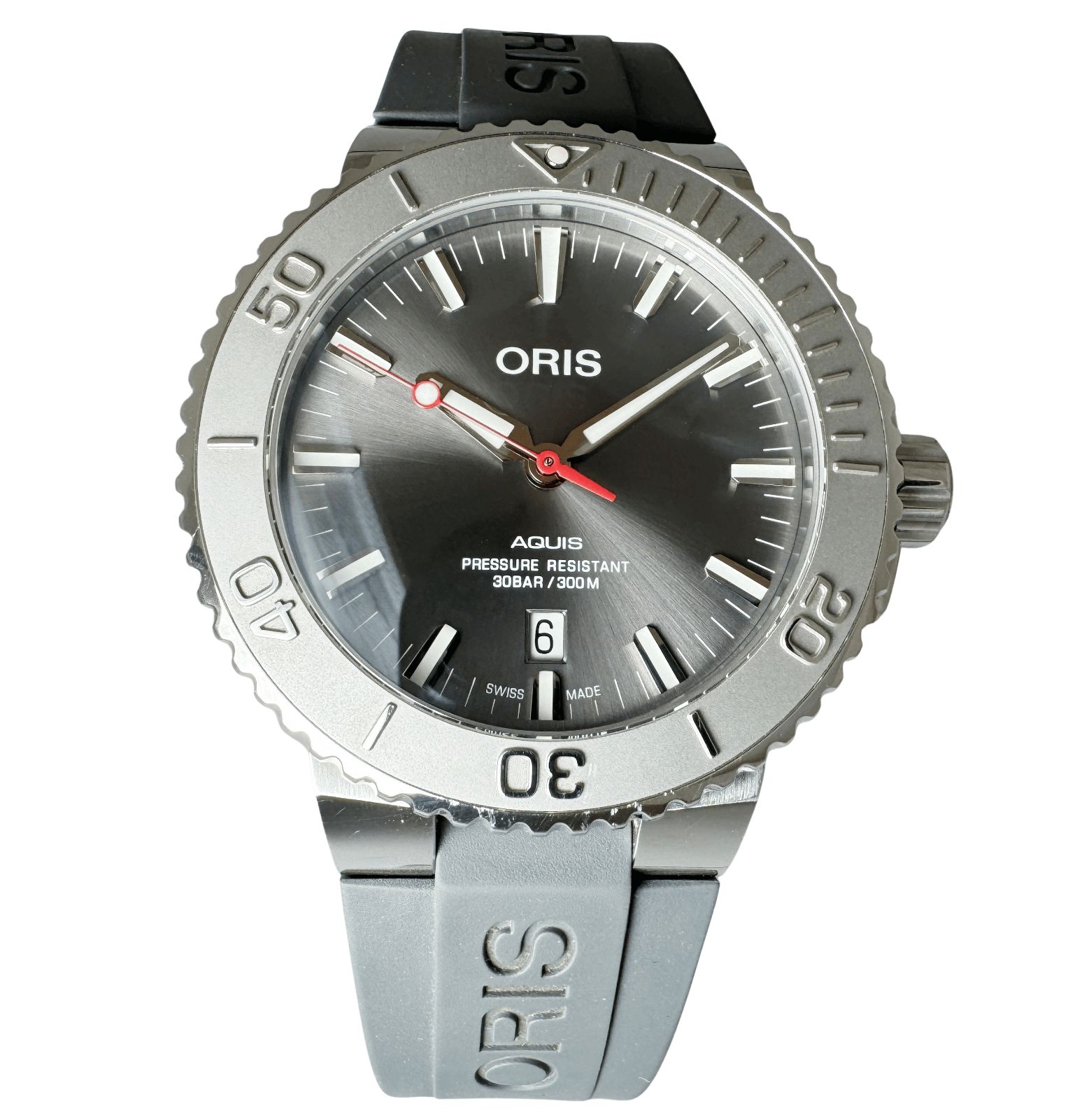オリス ORIS☆アクイス デイト レリーフ 】中古 メンズ 腕時計 自動