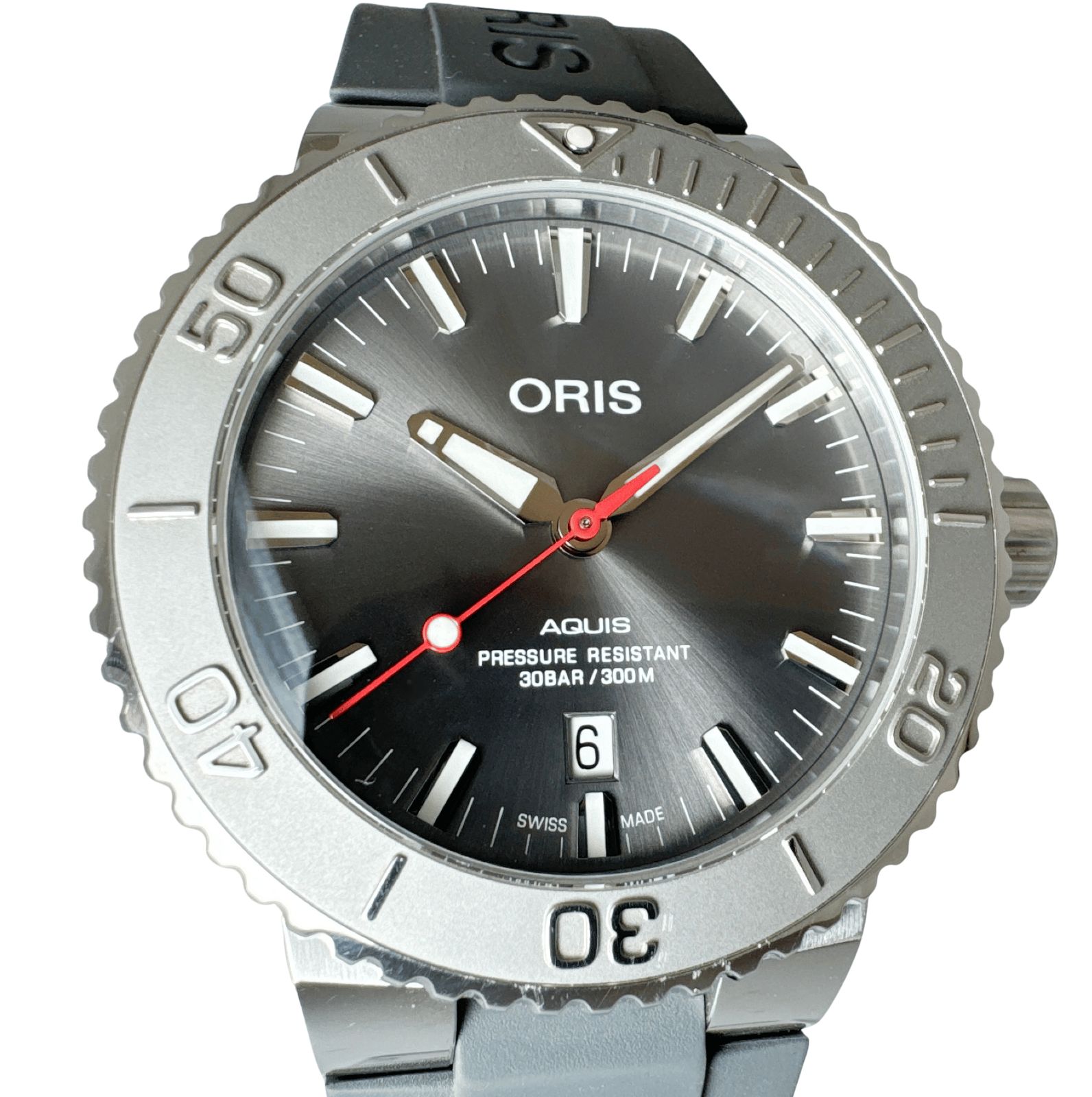 オリス ORIS☆アクイス デイト レリーフ 】中古 メンズ 腕時計 自動