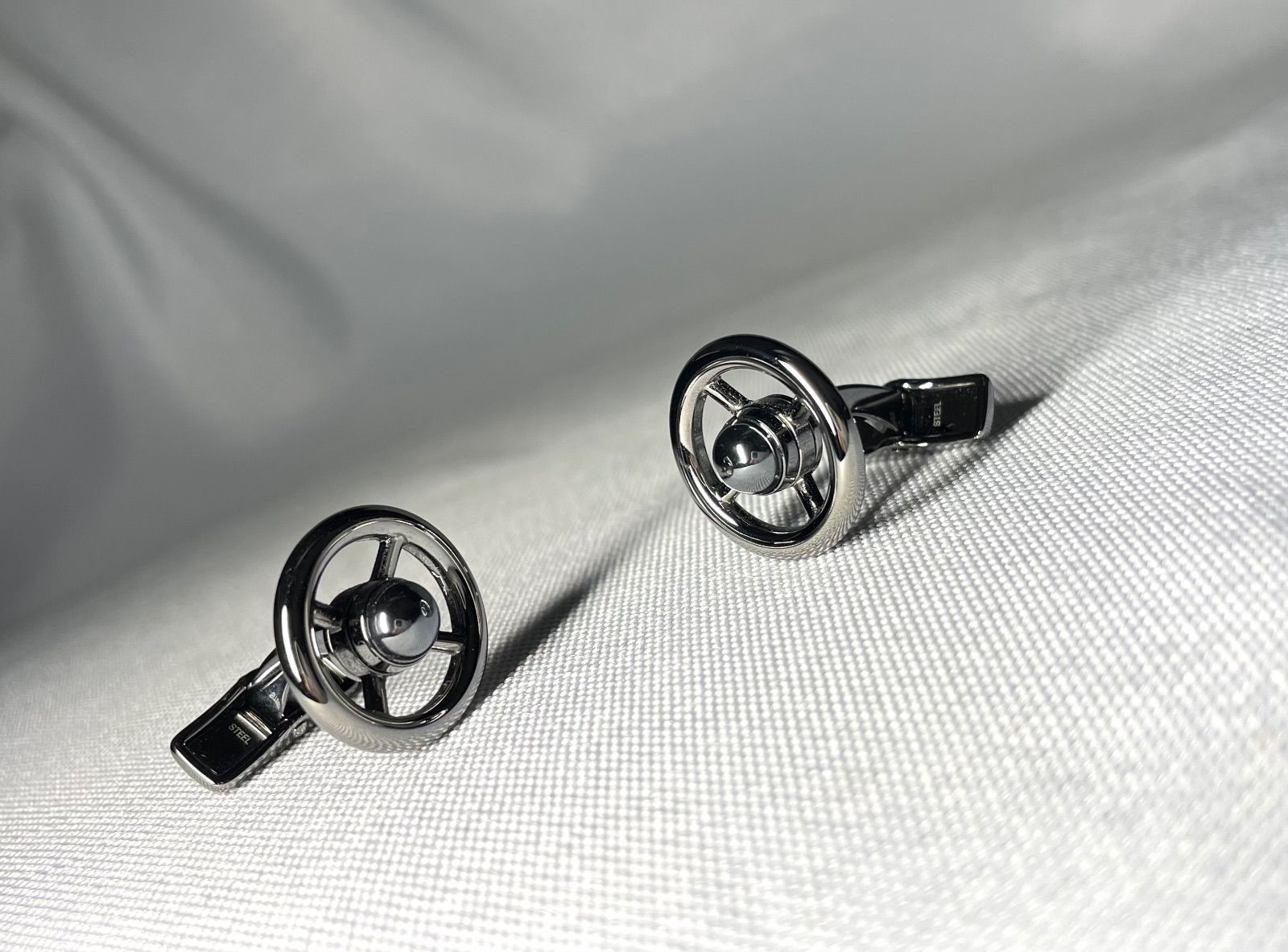 美品 希少 Dunhillダンヒル 回転式 立体ハンドルデザイン オーバル