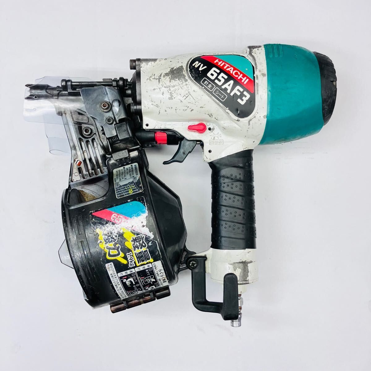 整備品 動作良好 日立 HIKOKI 常圧 65 mm 釘打ち機 コイルネイラ NV AF 3 本体のみ