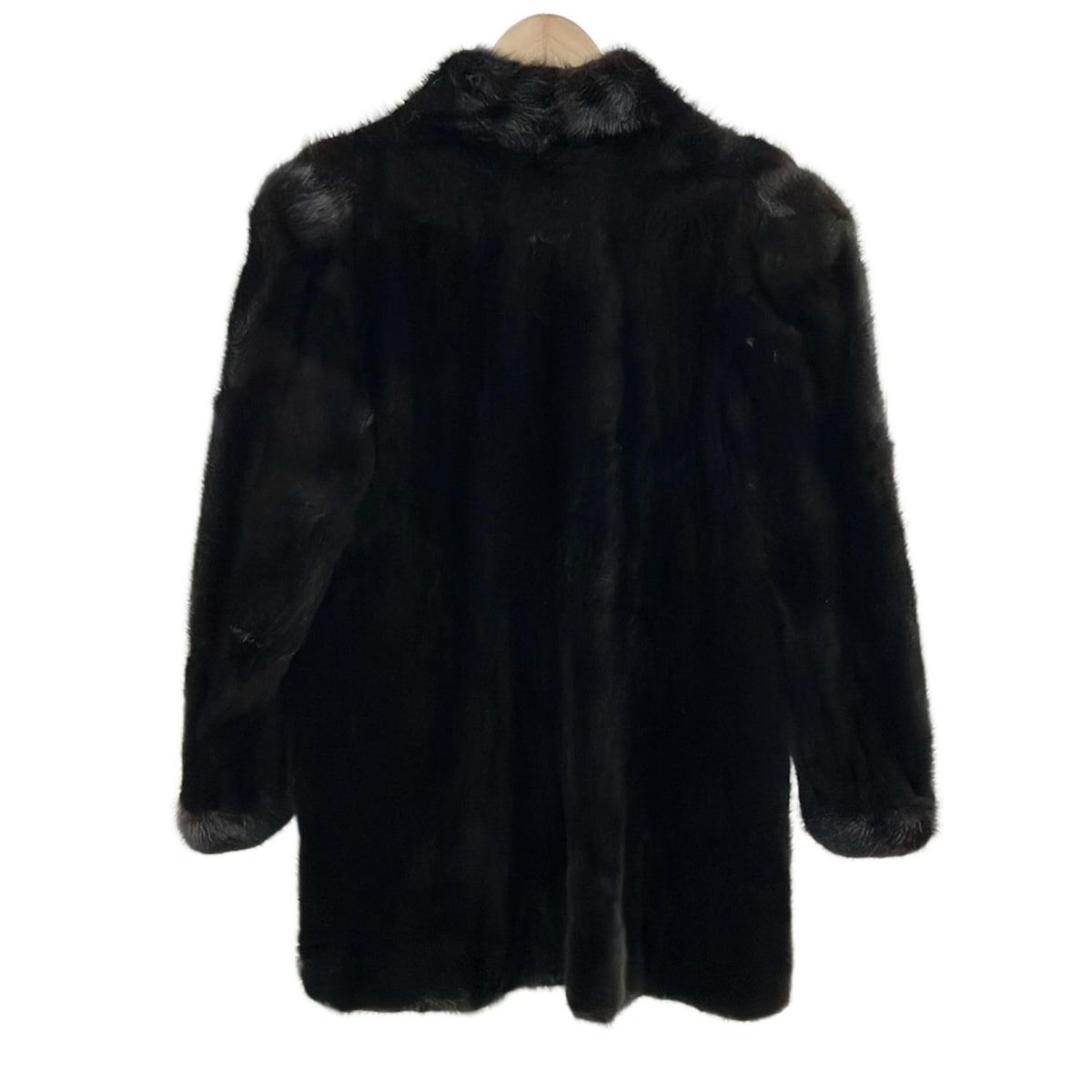 SAGA MINK(サガミンク) コート美品 - ダークブラウン 毛皮/長袖/肩