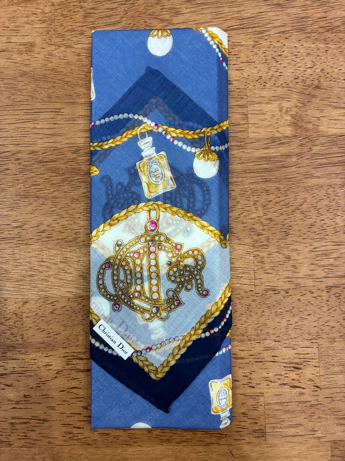 クリスチャンディオール ハンカチ 約45cm×45cm クリスチャンディオール ハンカチセット3枚 B25112457 - メルカリ