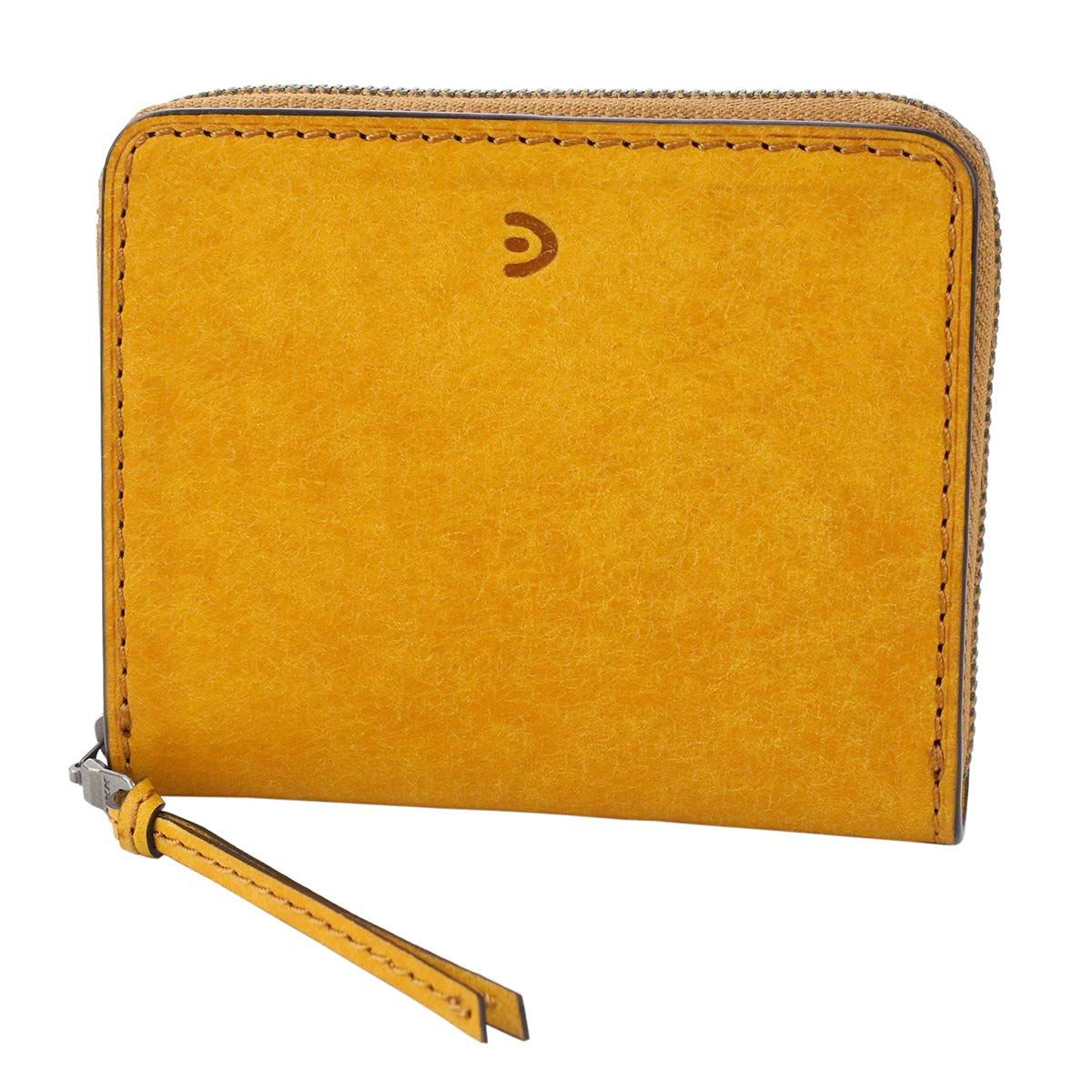 バギーポート 小銭入れ付き 財布 ラウンドファスナー式 本革 ブオナ メンズ イエロー BP-ZYS 2410-YE