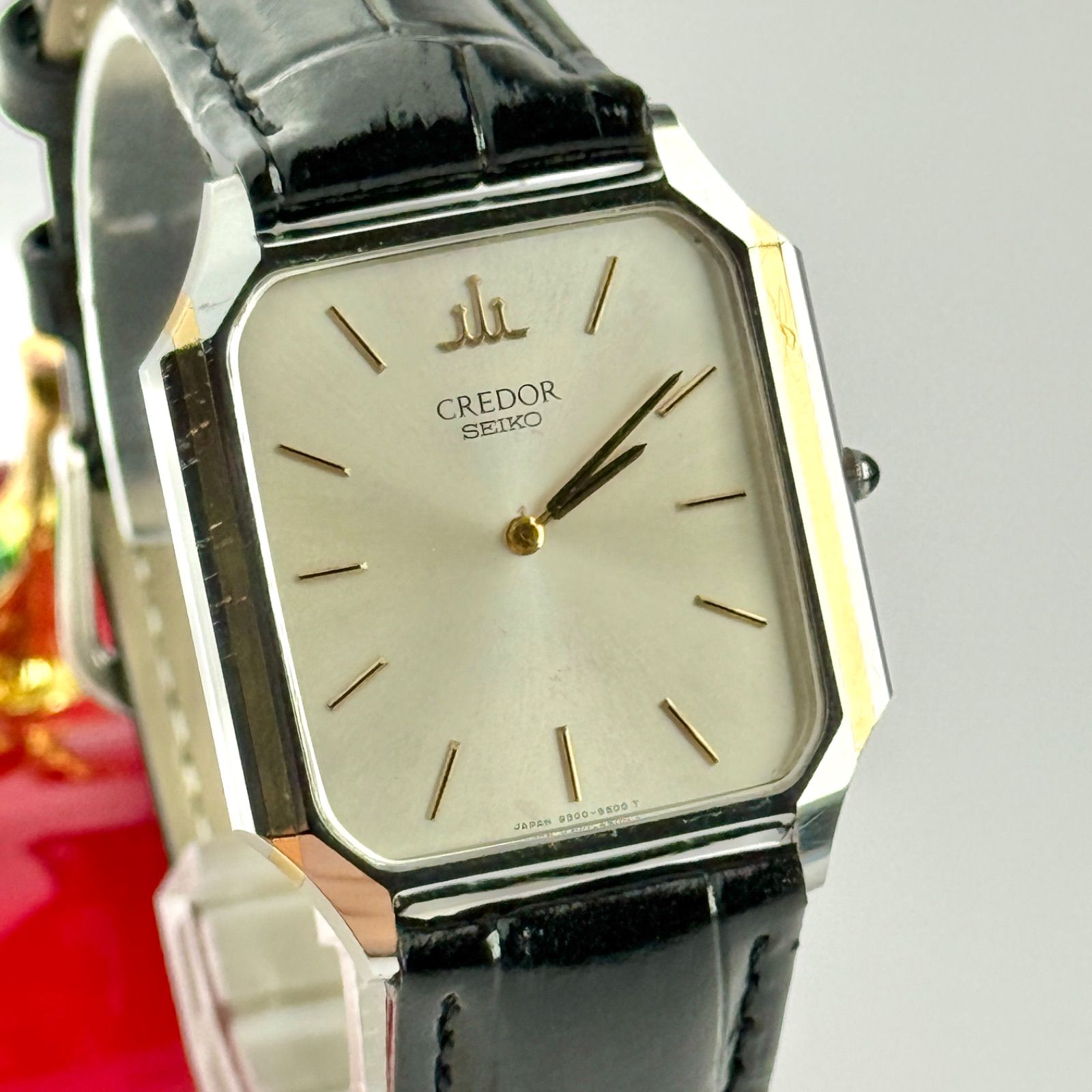 セイコー クレドール 9300-5340 男女兼用 新品ベルト 腕時計 546