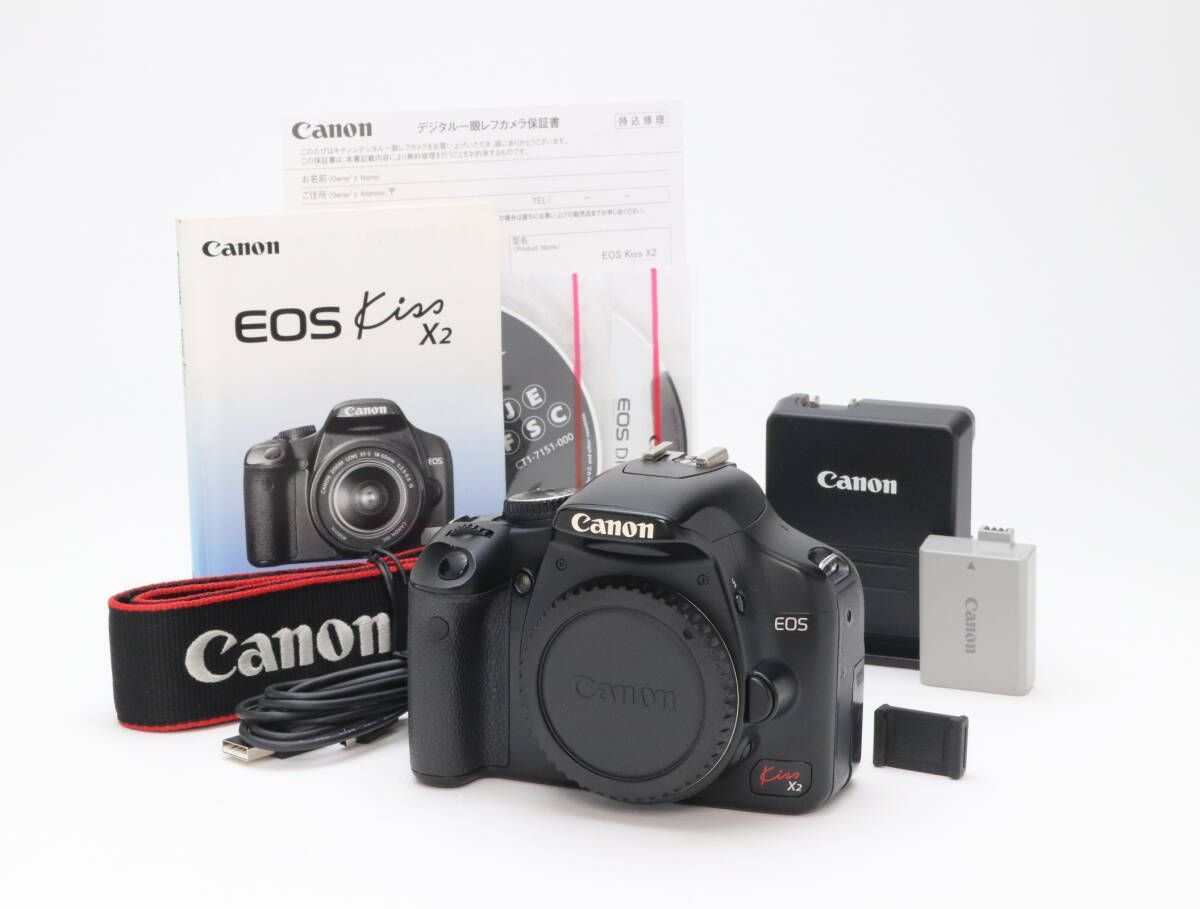 B- (並品) Canon キヤノン EOS Kiss X2 ボディ 初期不良返品対応 111