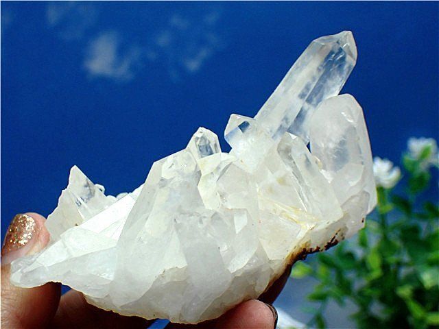 ◇超強いパワーヒマラヤ産天然水晶クラスターYT6B6/36B12B - メルカリ