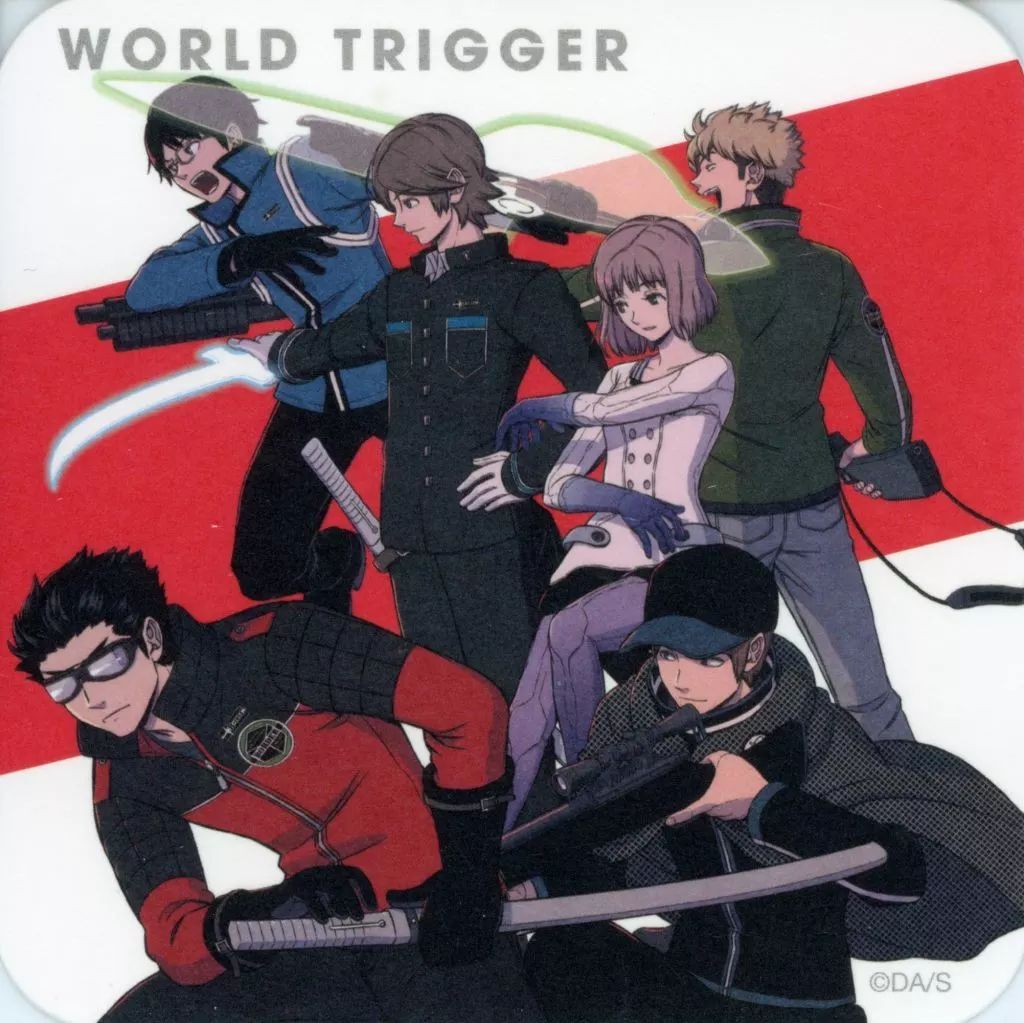 中古】コースター 集合(6人) 「ワールドトリガー アートコースター(R