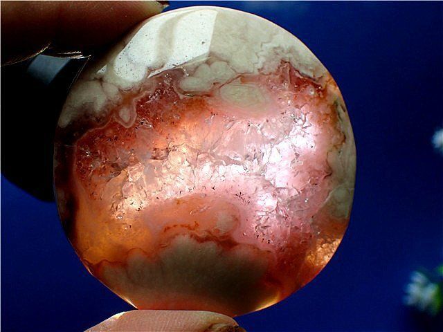 天然桜花アゲート（メノウ 瑪瑙）原石YT5Y3/13Y88B - メルカリ