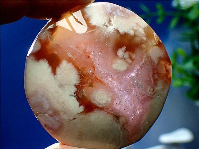 天然桜花アゲート（メノウ 瑪瑙）原石YT5Y3/13Y88B - メルカリ