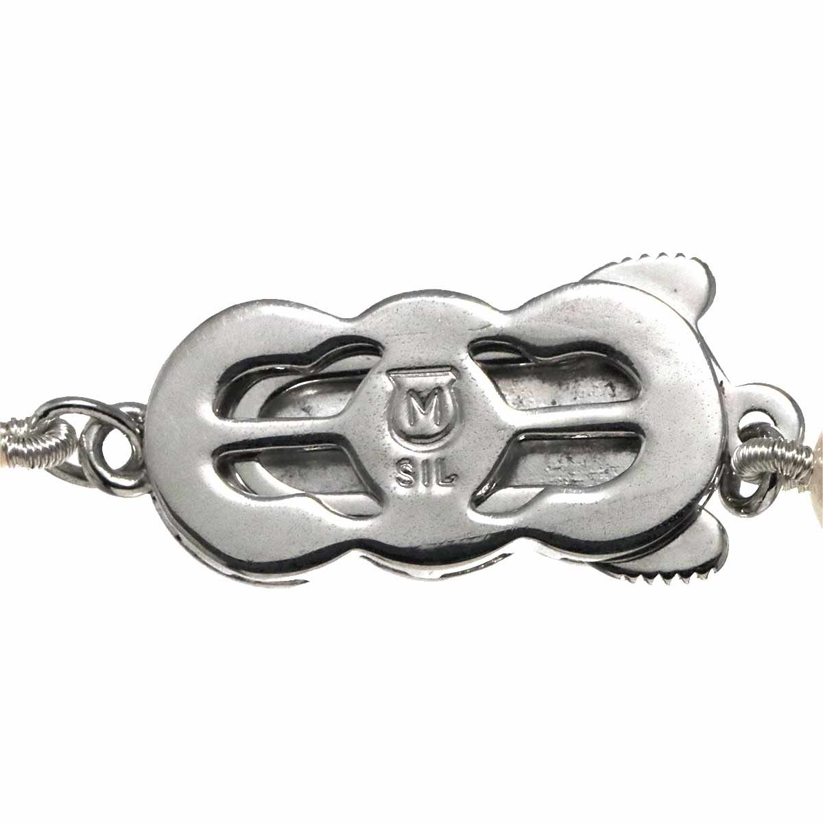 ミキモト MIKIMOTO アコヤ真珠 5.9-5.5mm ネックレス 41cm SV シルバー