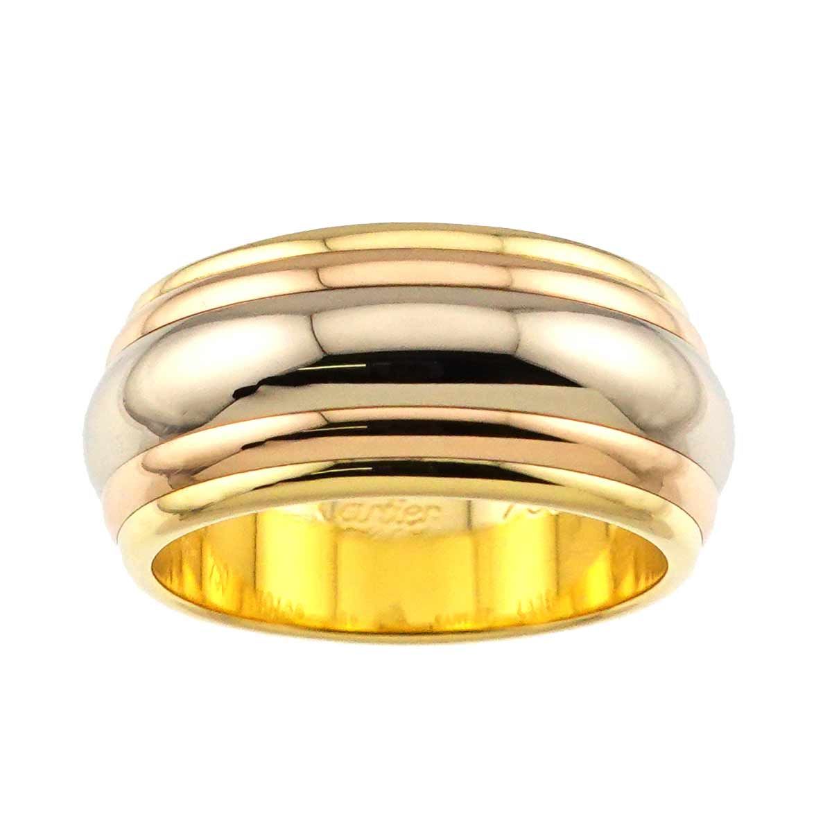 カルティエ Cartier サターン #52 リング K18 YG WG PG スリーゴールド