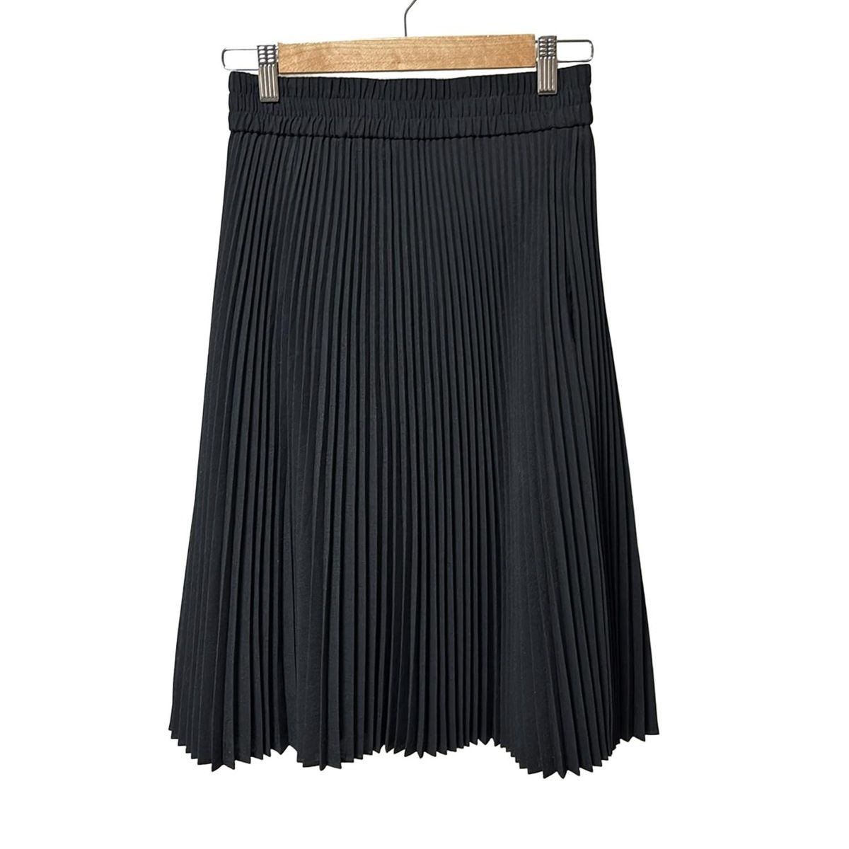 Rene(ルネ) スカート サイズ34 S レディース新品同様 - 黒 ひざ丈