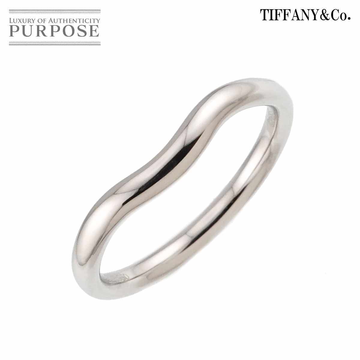 ティファニー TIFFANY&Co. カーブド バンド 13.5号 リング Pt プラチナ